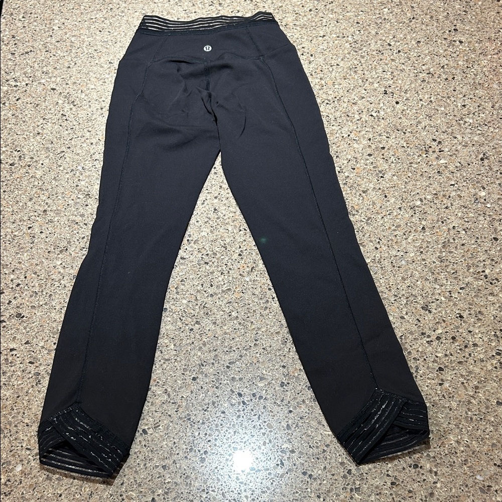 Lululemon leggings with mesh detail